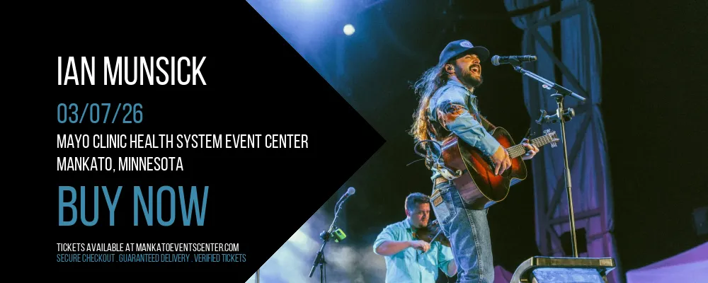 Ian Munsick at Mayo Clinic Health System Event Center
